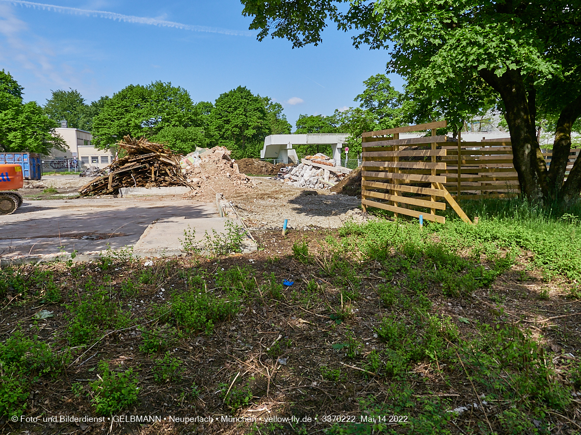 14.05.2022 - Baustelle am Haus für Kinder in Neuperlach